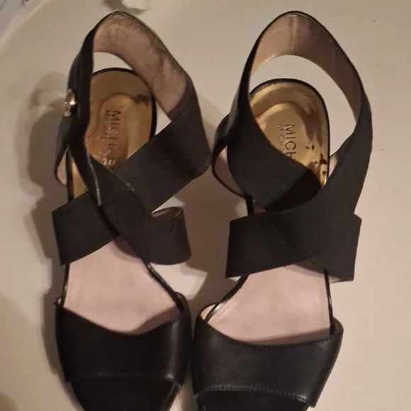 Black High Heel Sandals - Picture 6 of 6